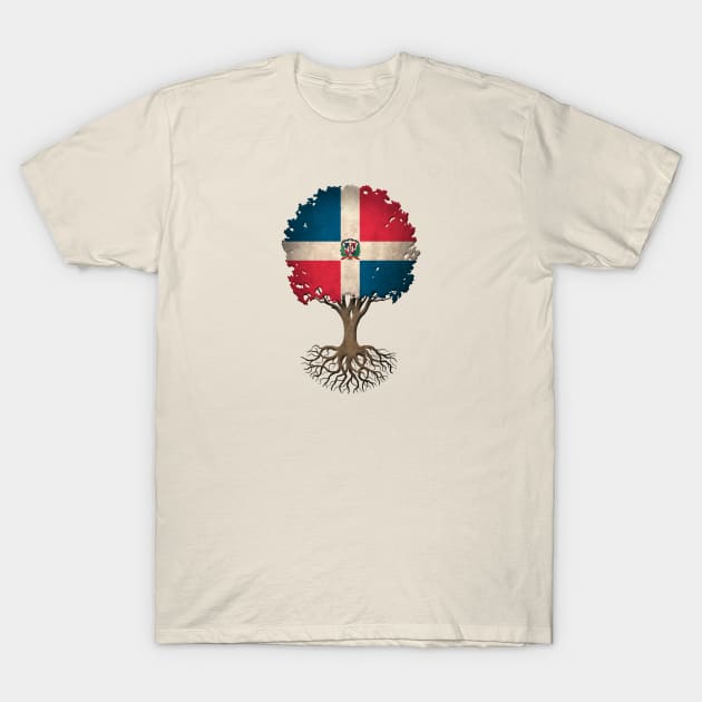 Tree of Life with Dominican Flag T-Shirt by jeffbartels